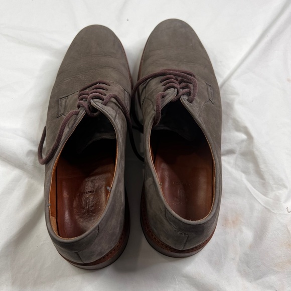 Frye Leather Oxford 15211 Men Ash color Shoes Size 11 D a060323 - Picture 3 of 10